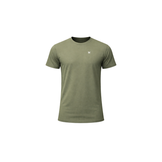 CAMISETA CONFORT- VERDE MILITAR